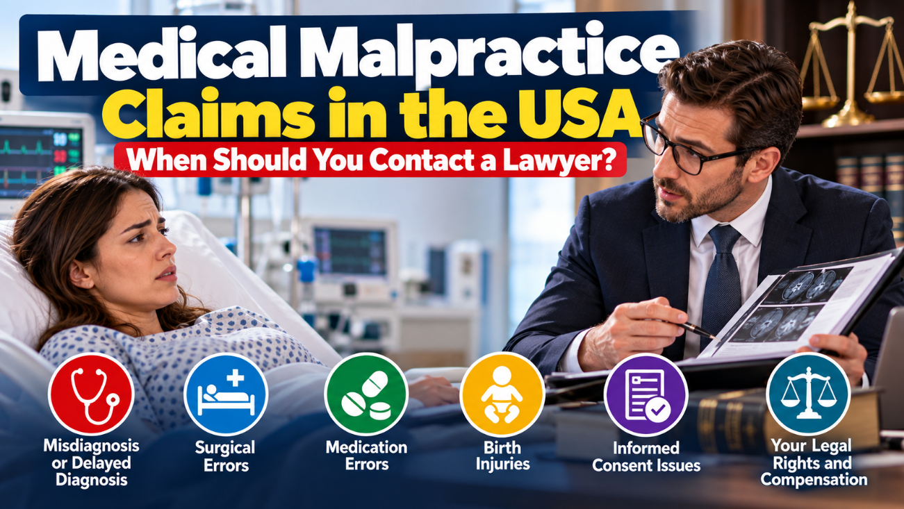 Medical Malpractice Claims in the USA: When Should You Contact a Lawyer?