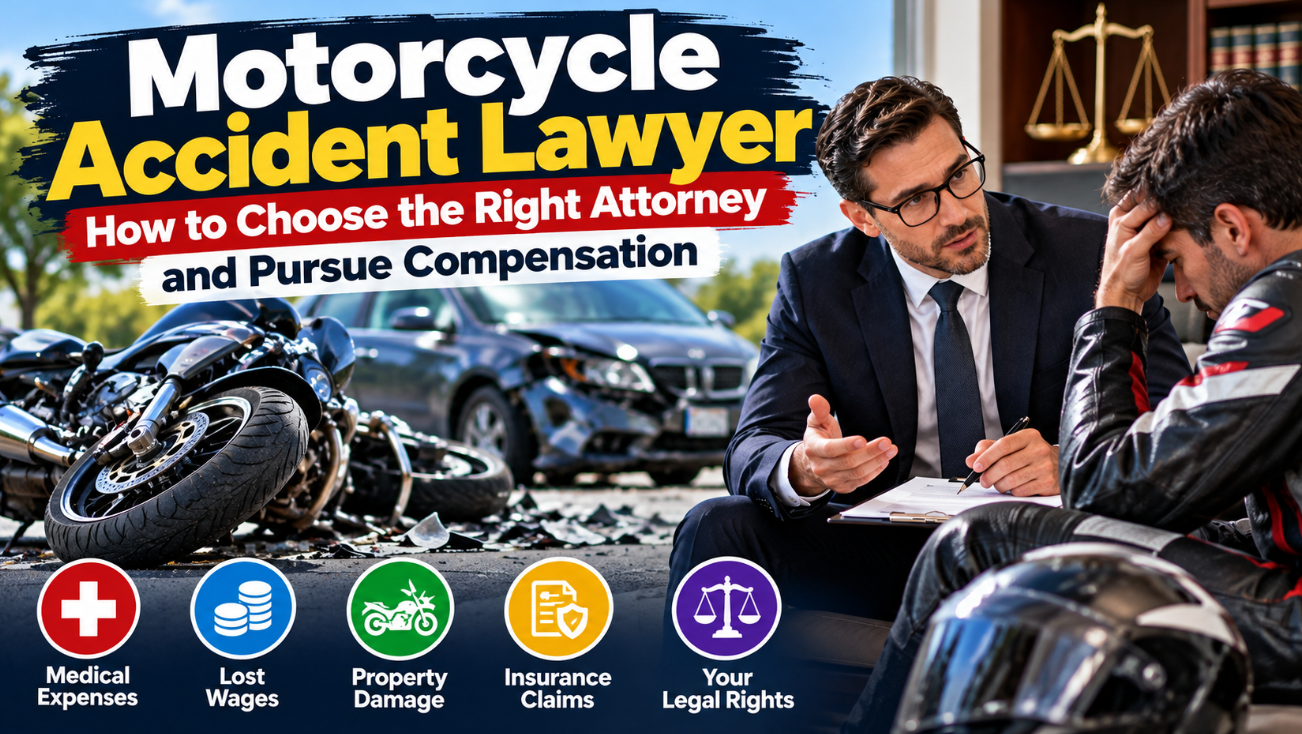 Motorcycle Accident Lawyer: How to Choose the Right Attorney and Pursue Compensation